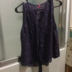 A purple blouse